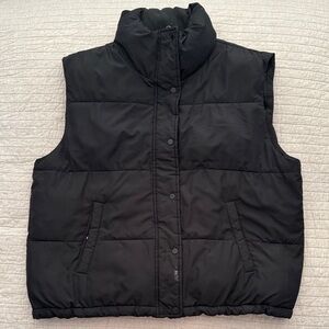 Black Puffer Vest